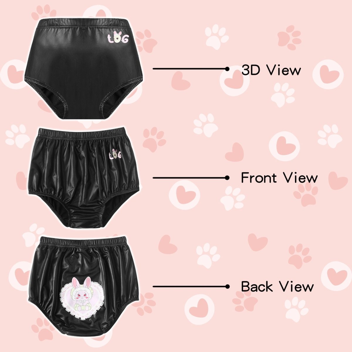 Landofgenie One Size Adult Diaper Cover - Bunny - landofgenie