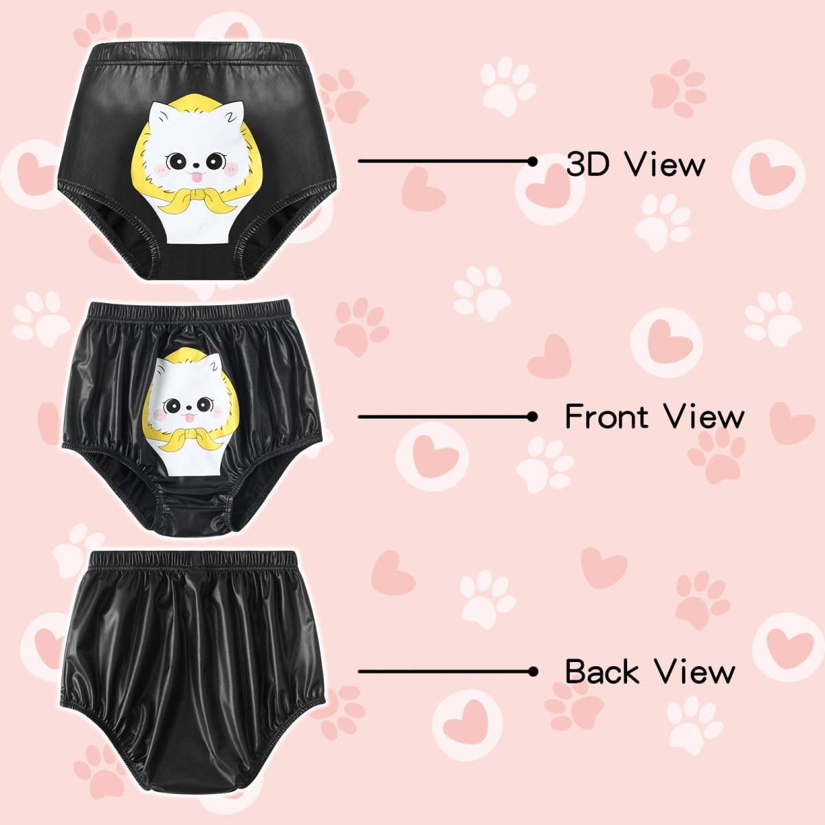 Landofgenie One Size Adult Diaper Cover - Kitten - landofgenie