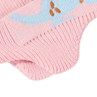 Landofgenie One Size Cotton Knitting Dinosaur Cap - Pink - landofgenie