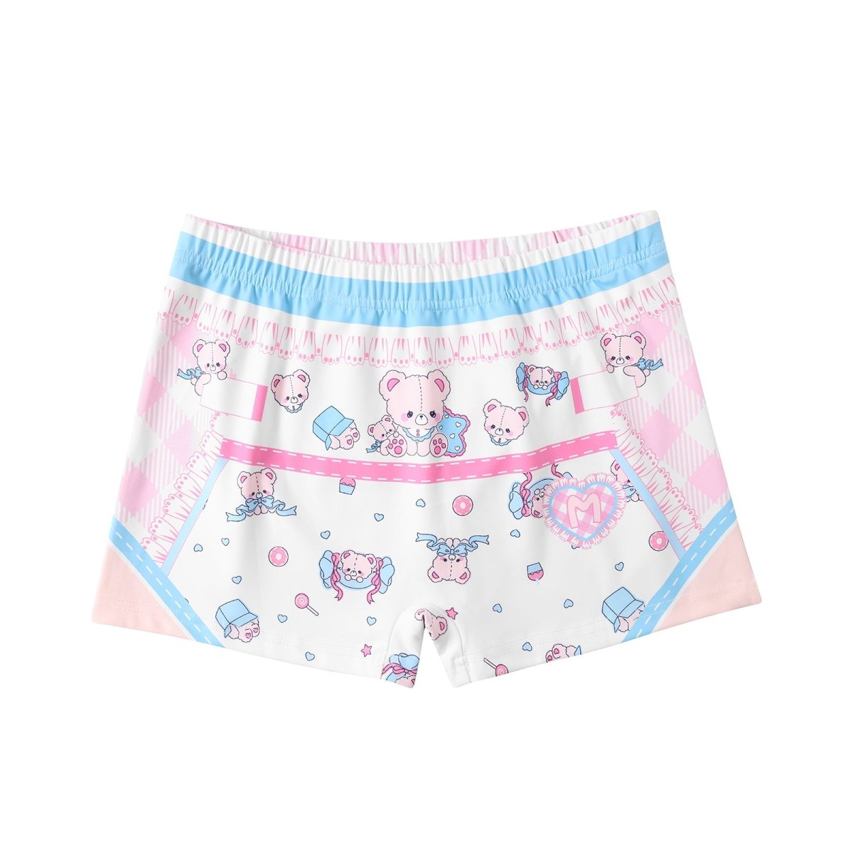 Landofgenie Unisex Cartoon Shorts - Bear - landofgenie