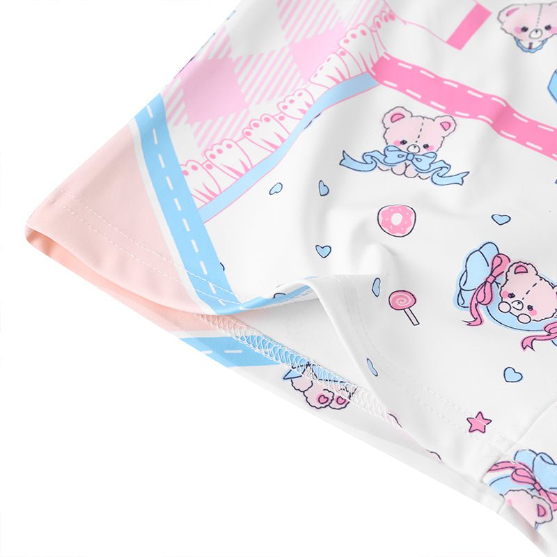 Landofgenie Unisex Cartoon Shorts - Bear - landofgenie