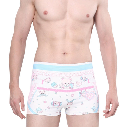 Landofgenie Unisex Cartoon Shorts - Bear - landofgenie