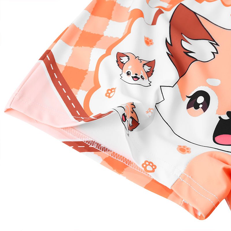 Landofgenie Unisex Cartoon Shorts - Fox - landofgenie