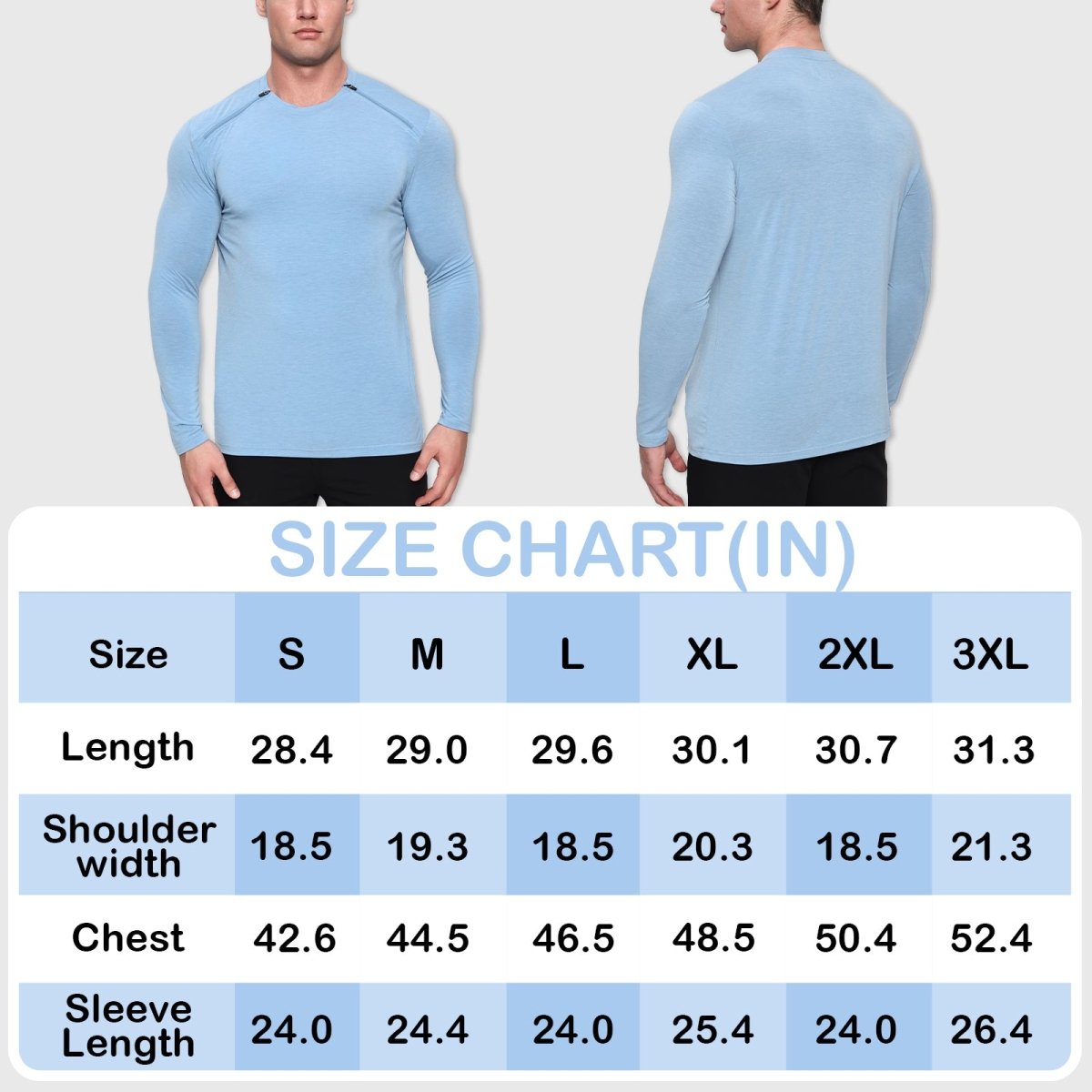 Landofgenie Unisex Post Shoulder Surgery Shirts - Blue - landofgenie