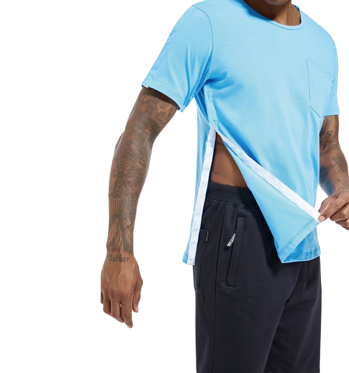 Landofgenie Unisex Post Shoulder Surgery Shirts - Blue - landofgenie