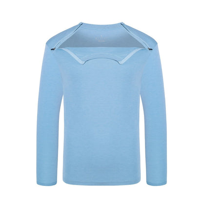 Landofgenie Unisex Post Shoulder Surgery Shirts - Blue - landofgenie