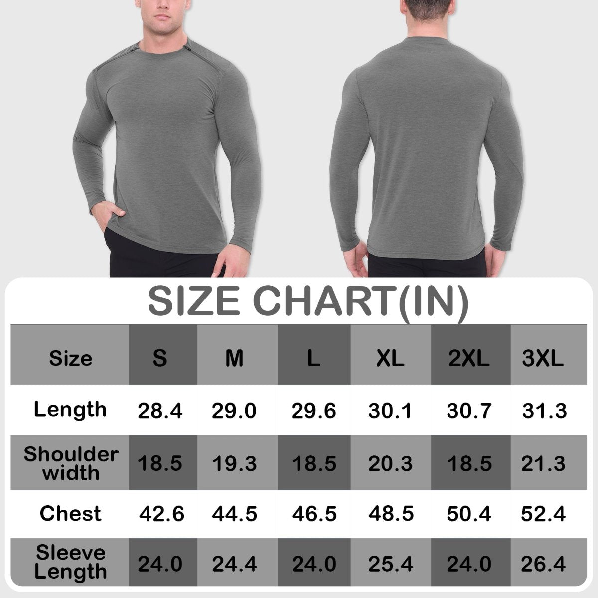 Landofgenie Unisex Post Shoulder Surgery Shirts - Grey - landofgenie