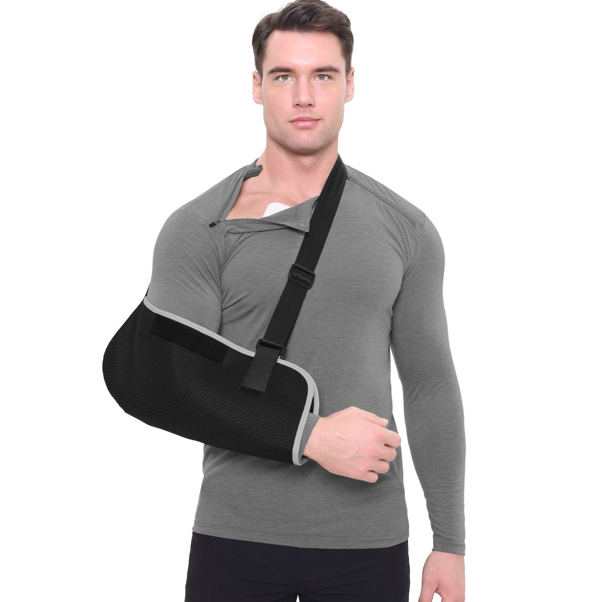 Landofgenie Unisex Post Shoulder Surgery Shirts - Grey - landofgenie