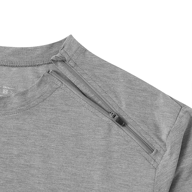 Landofgenie Unisex Post Shoulder Surgery Shirts - Grey - landofgenie