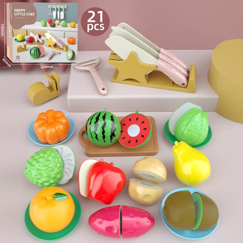 Landofgenie Velcro Fruit and Veggies Cutting Set - landofgenie