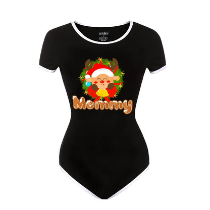 Landofgenie Women Print Onesie - Mommy - landofgenie