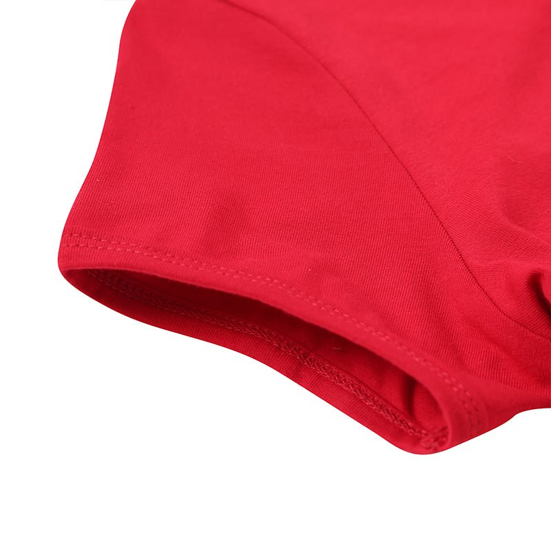 Landofgenie Womens Bodysuit ABDL Red Onesie - landofgenie