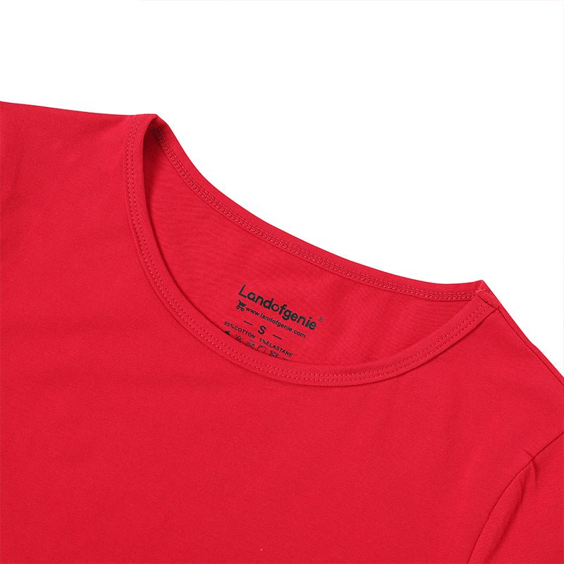 Landofgenie Womens Bodysuit ABDL Red Onesie - landofgenie