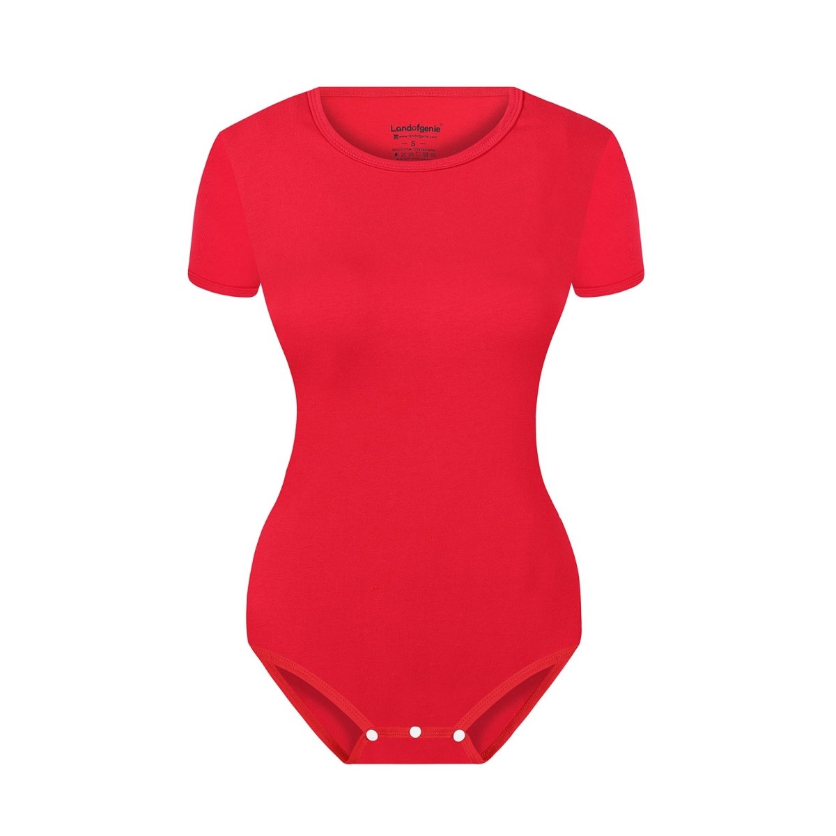 Landofgenie Womens Bodysuit ABDL Red Onesie - landofgenie