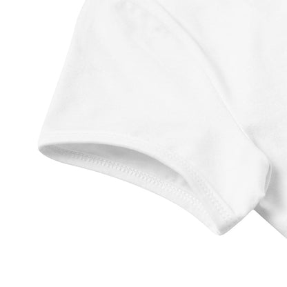 Landofgenie Womens Bodysuit ABDL White Onesie - landofgenie