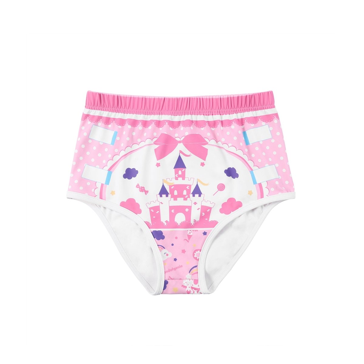 Landofgenie Womens Cartoon Shorts - Castle - landofgenie