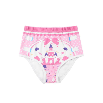 Landofgenie Womens Cartoon Shorts - Castle - landofgenie