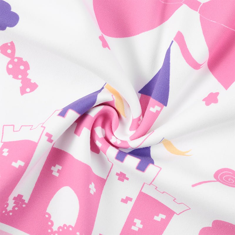 Landofgenie Womens Cartoon Shorts - Castle - landofgenie