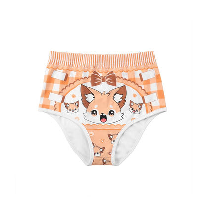 Landofgenie Womens Cartoon Shorts - Fox - landofgenie