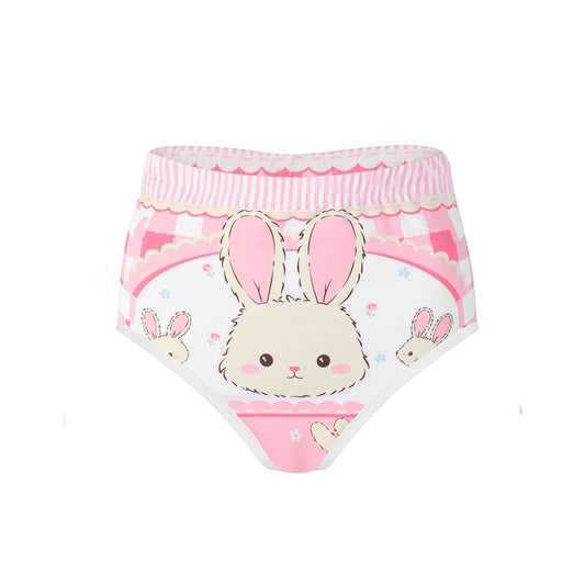 Landofgenie Womens Cartoon Shorts - Rabbit - landofgenie