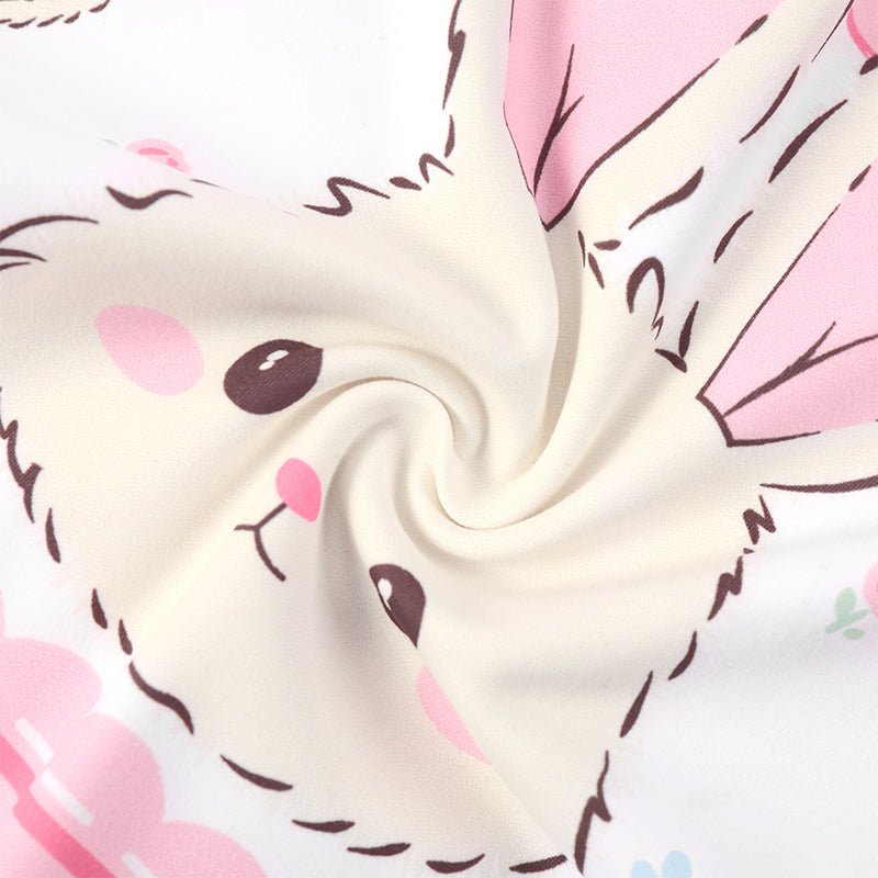 Landofgenie Womens Cartoon Shorts - Rabbit - landofgenie