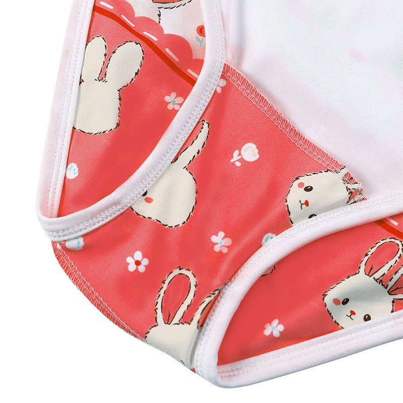 Landofgenie Womens Cartoon Shorts - Rabbit Red - landofgenie