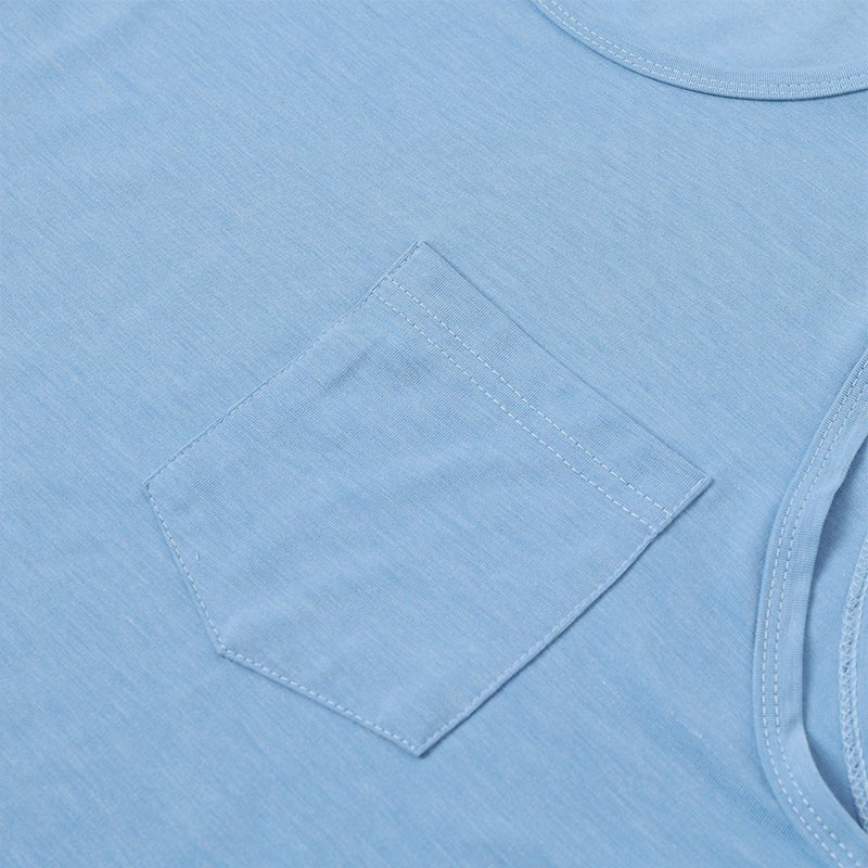 Landofgenie Women's Tear - Away Snap Tanks - Blue - landofgenie