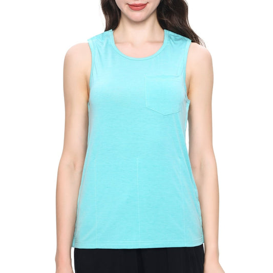 Landofgenie Women's Tear - Away Snap Tanks - Green - landofgenie