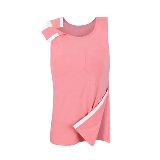 Landofgenie Women's Tear - Away Snap Tanks - Red - landofgenie