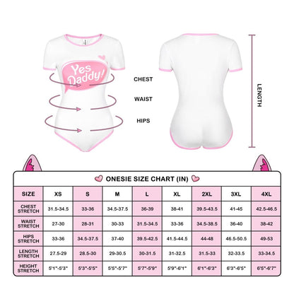 Landofgenie ABDL Baby Cotton Onesie - Yes Daddy Style - landofgenie