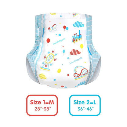 Landofgenie Adult ABDL Diapers Overnight Adult Diapers With 10 Pieces - Amusement Park - landofgenie