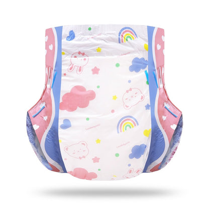 Landofgenie Adult ABDL Diapers Overnight Adult Diapers With 10 Pieces - Anime Bunny and Bear - landofgenie