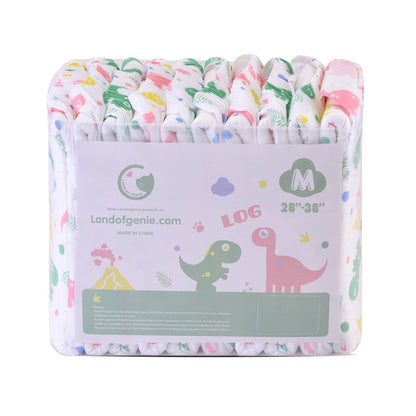 Landofgenie Adult ABDL Diapers Overnight Adult Diapers With 10 Pieces - Anime Dinosaur - landofgenie