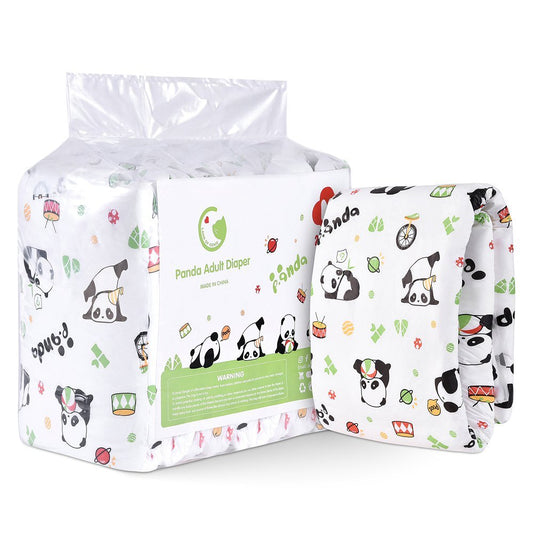 Landofgenie Adult ABDL Diapers Overnight Adult Diapers With 10 Pieces - Anime Panda - landofgenie