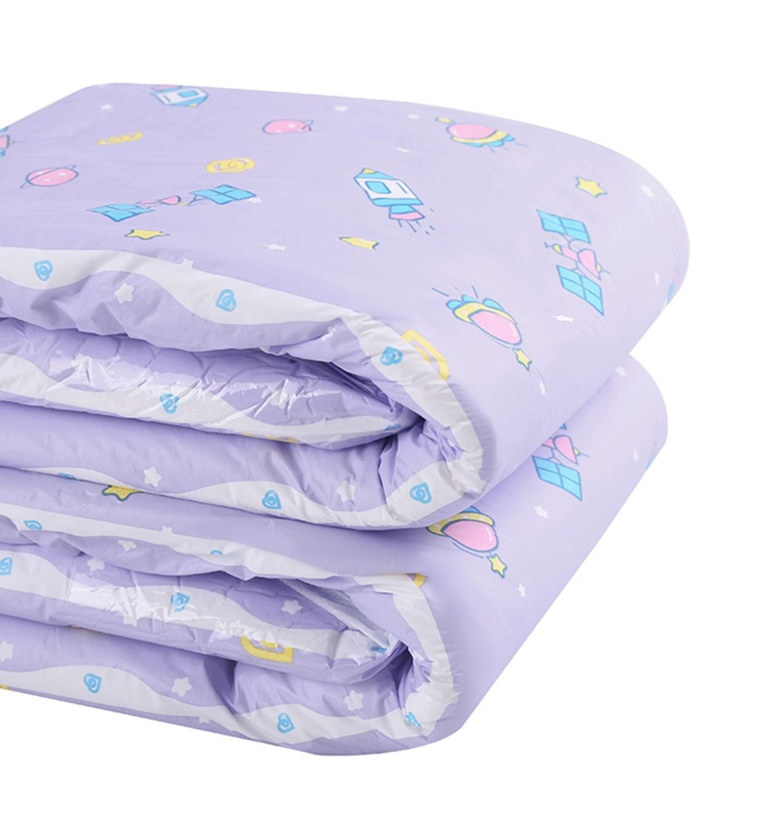 Landofgenie Adult ABDL Diapers Overnight Adult Diapers With 10 Pieces - Astronaut Bunny - landofgenie