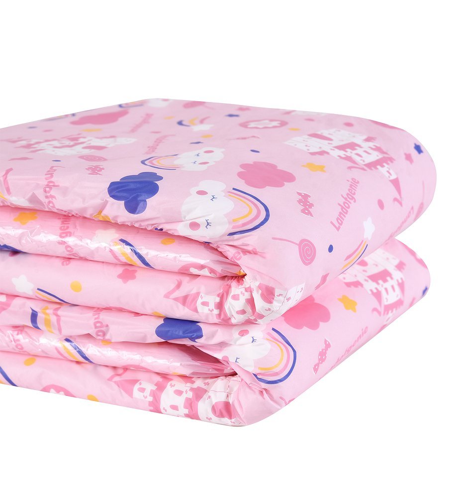 Landofgenie Adult ABDL Diapers Overnight Adult Diapers With 10 Pieces - Candy Castle - landofgenie