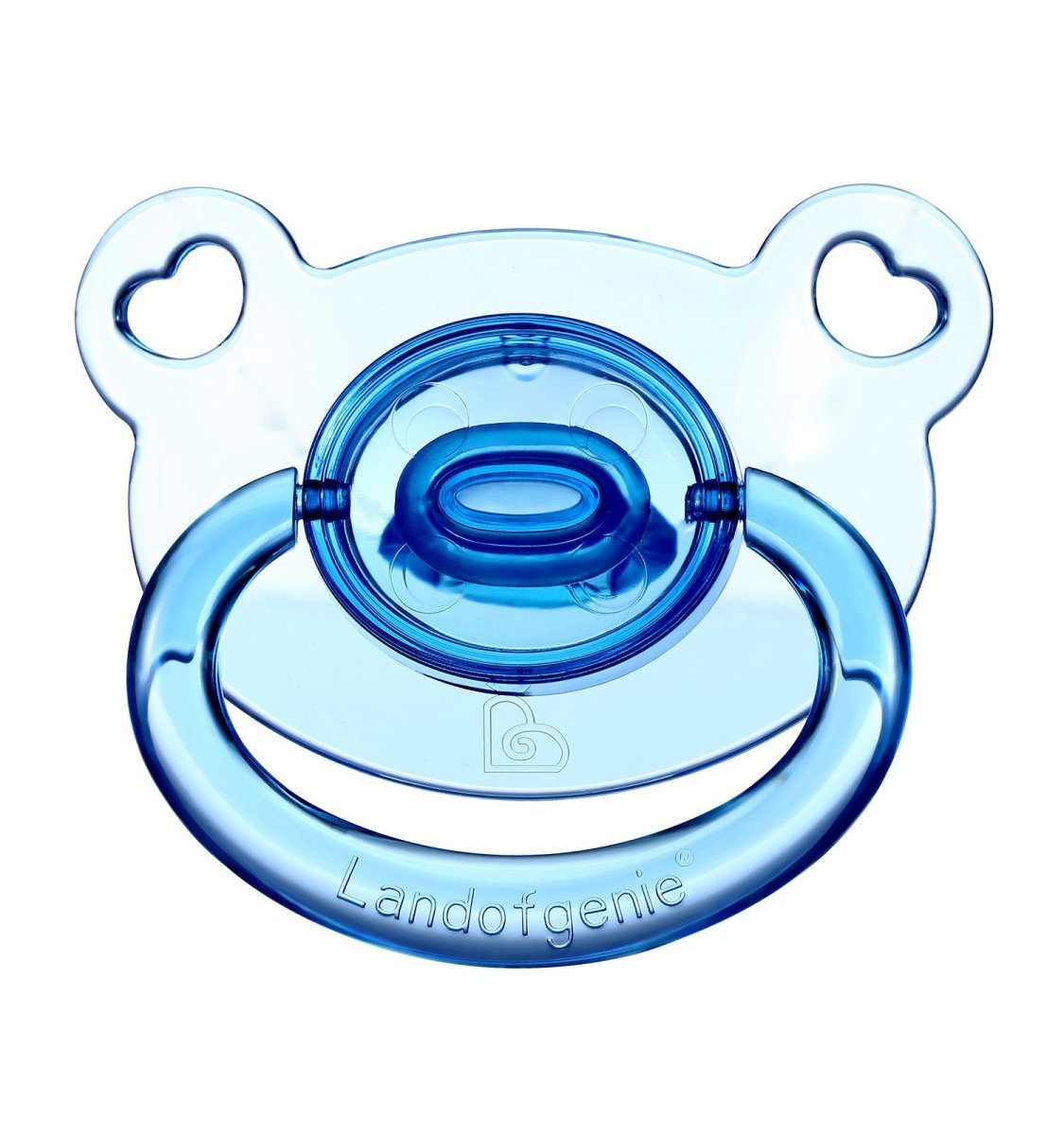 Land Pacifier Landofgenie Adult Sized Gloss Pacifier - Pink & Blue Bear Paci ...
