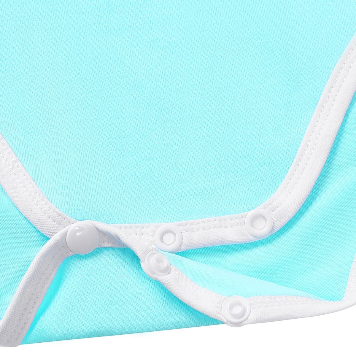 Landofgenie Basic ABDL Cotton Cyan Onesie - Adult Baby Onesie - landofgenie