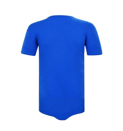 Landofgenie Basic Men Cotton Blue Bodysuit - landofgenie