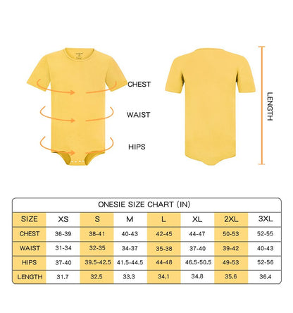 Landofgenie Basic Men Cotton Yellow Bodysuit - landofgenie