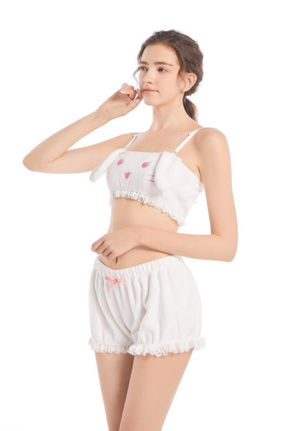 Landofgenie Kawaii Anime Cute Pajamas Set - Anime Cute Rabbit - landofgenie