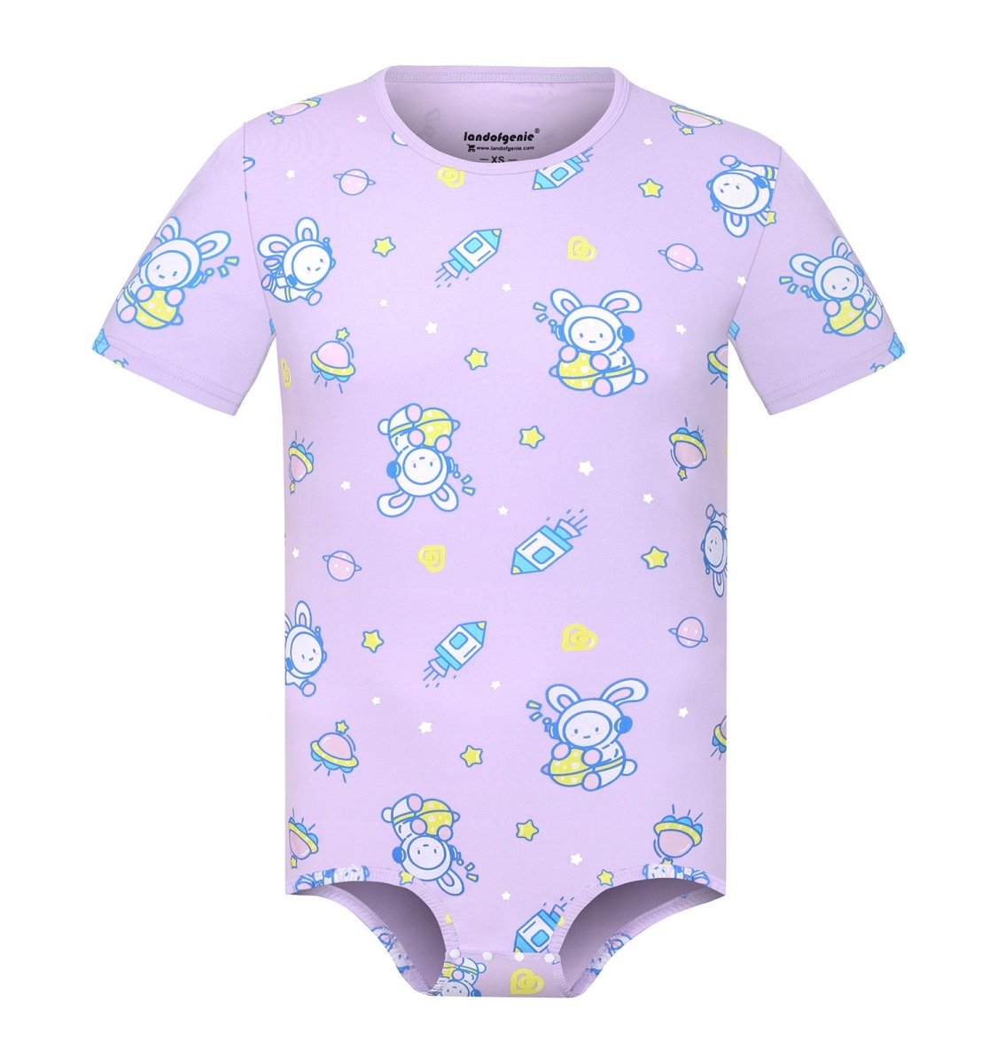 Landofgenie Men Print Onesie - Astronaut Bunny - landofgenie