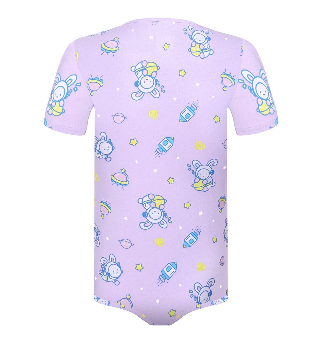 Landofgenie Men Print Onesie - Astronaut Bunny - landofgenie