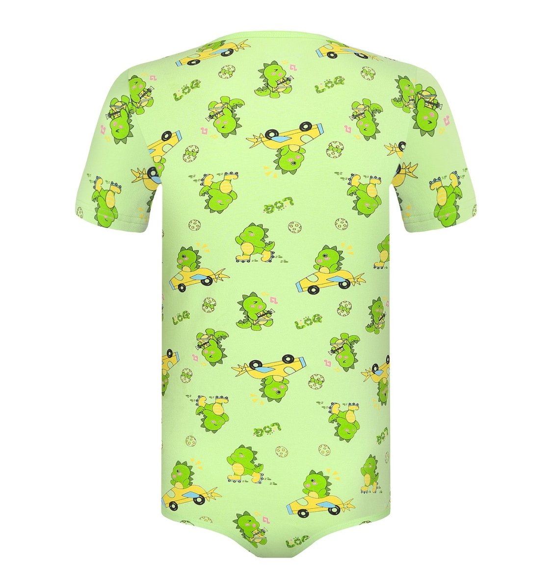 Landofgenie Men Print Onesie - Dino Rudy - landofgenie