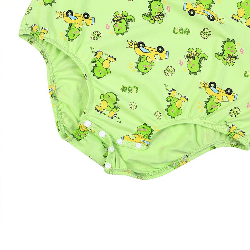 Landofgenie Men Print Onesie - Dino Rudy - landofgenie