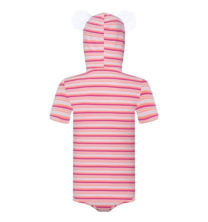 Landofgenie Men Thicker Cotton Onesie with Cap - Pink Color - landofgenie