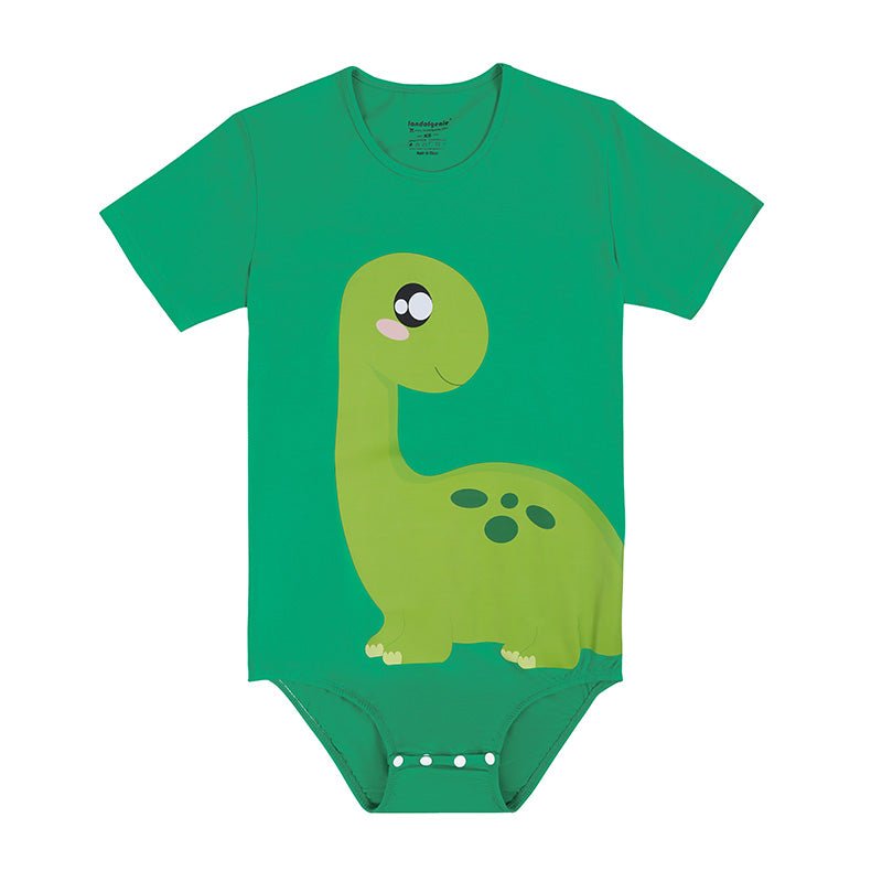 Landofgenie Mens Print Onesie Dinosaur George landofgenie