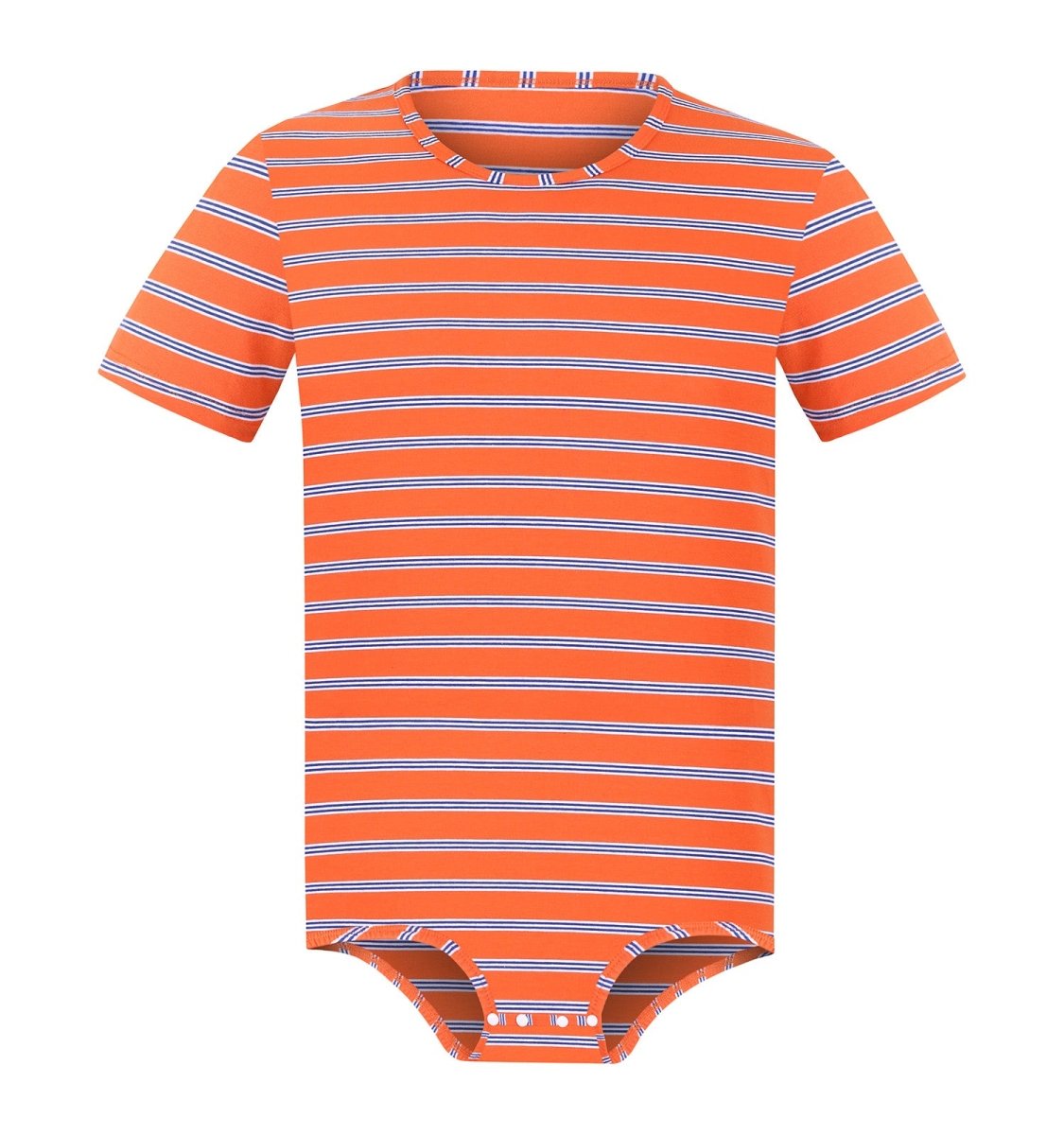 Landofgenie Mens Striped Onesie Short Sleeve Bodysuit - Basic Striped - landofgenie